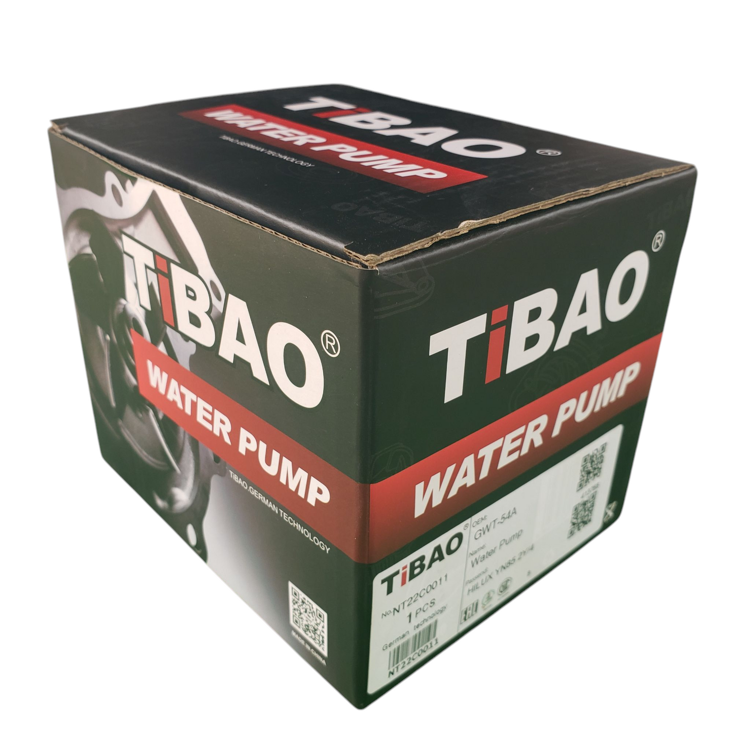 TIBAO Water Pump for Toyota Hilux YN85 2Y/4