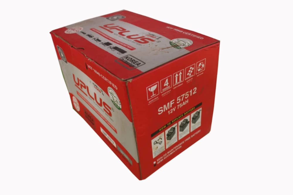 Uplus 12v 75Ah Car Battery.