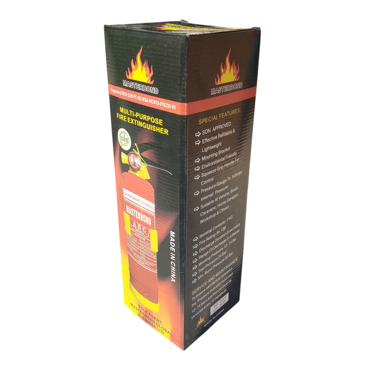 Masterbond 2kg Fire Extinguisher