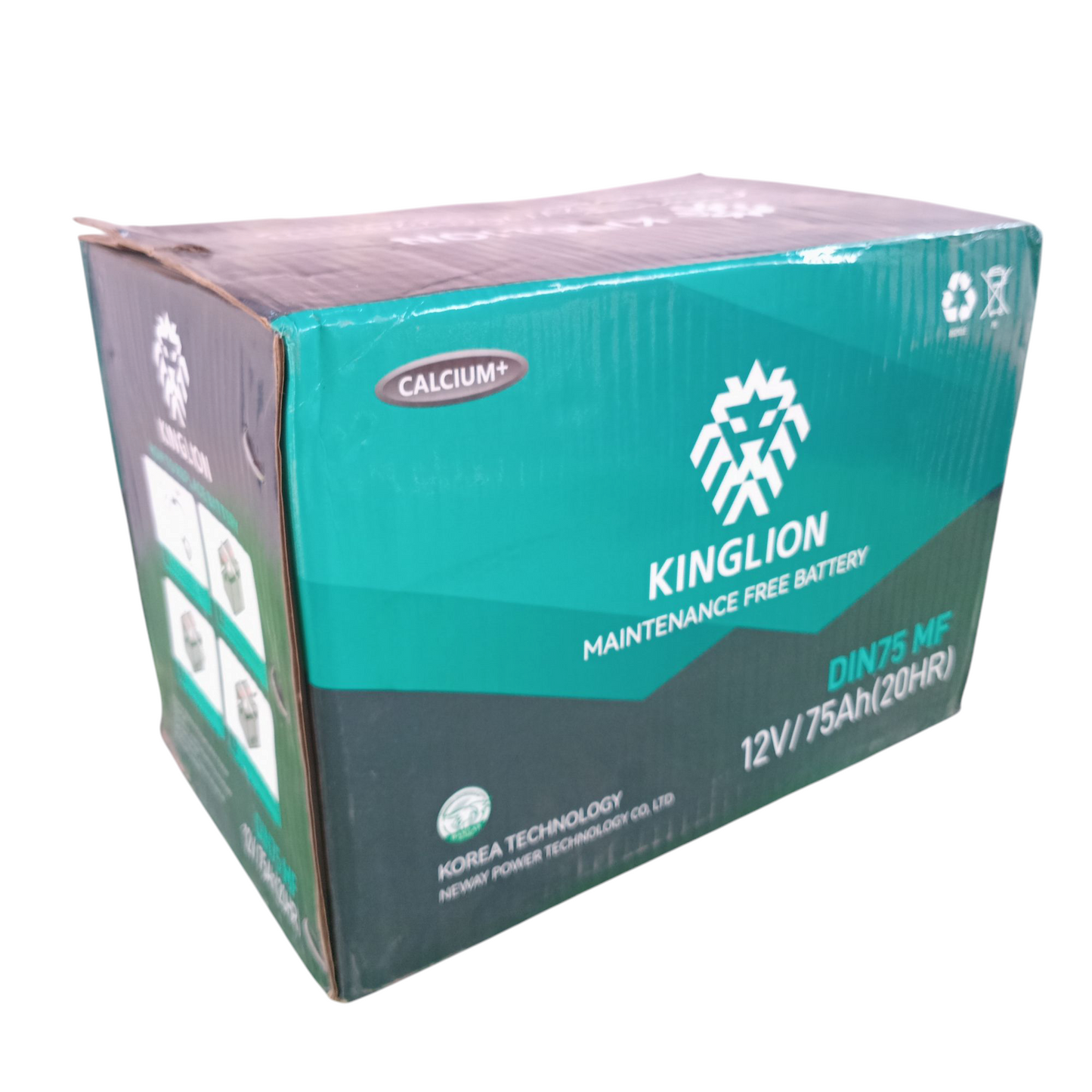 King Lion 12V 75Ah Car Battery.