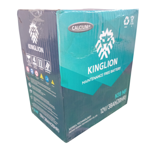 King Lion 12V 38Ah Car Battery.