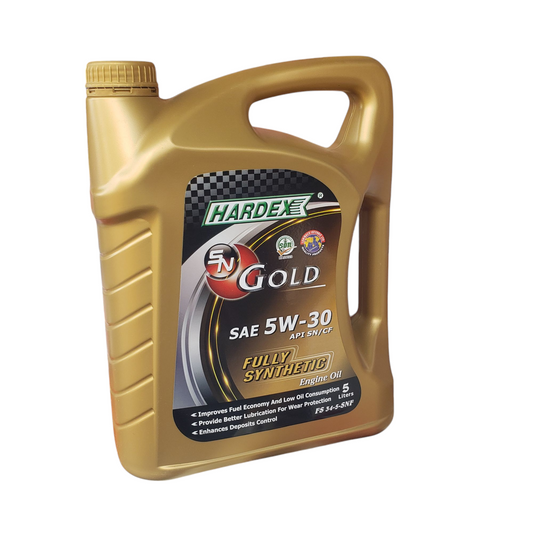 5L Hardex Gold 5W-30 Engine Oil 
