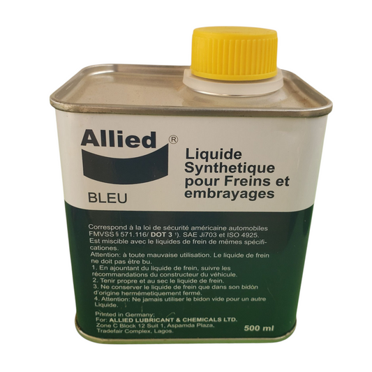 Blue Allied Hydraulic or Brake fluid