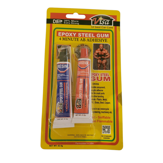 64g Visa 4 Minutes Epoxy Steel Gum or AB Adhesive