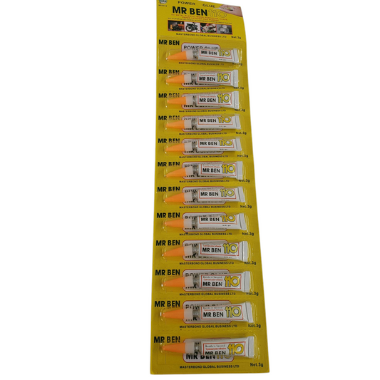 1 Dozen Mr Ben Superglue.