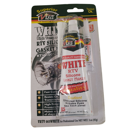 Visa White RTV Silicone Gasket Gum or High Temperature Gum