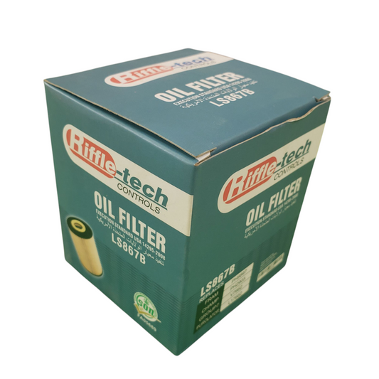 Riffle Tech Oil Filter with Part Number LS867B Designed For 406