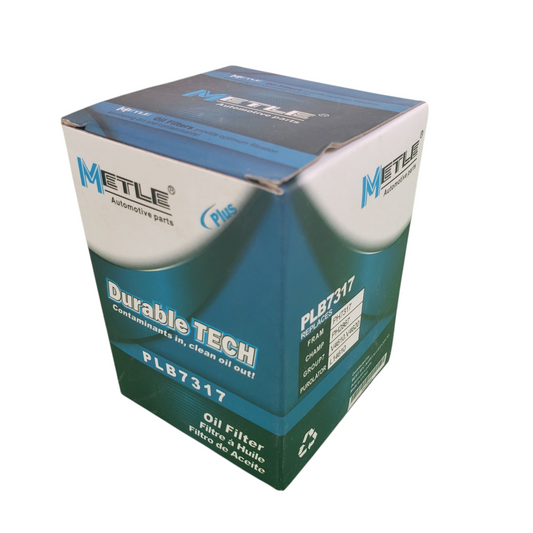 Metal Oil Filter With Part Number PLB7317 Designed For Honda.
