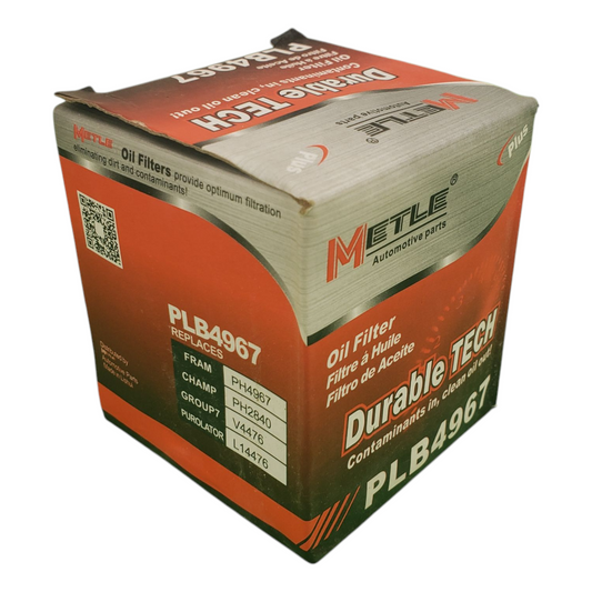 Metle Oil Filter With Part Number PLB4967.