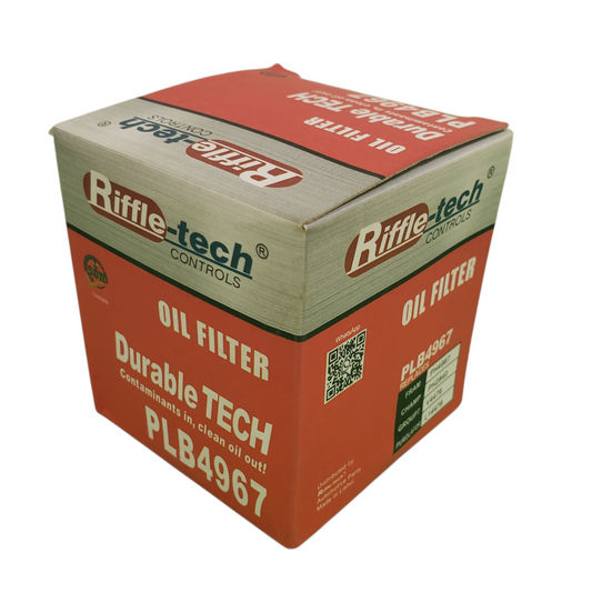 Riffle Tech Oil Filters With Part Number 4967.