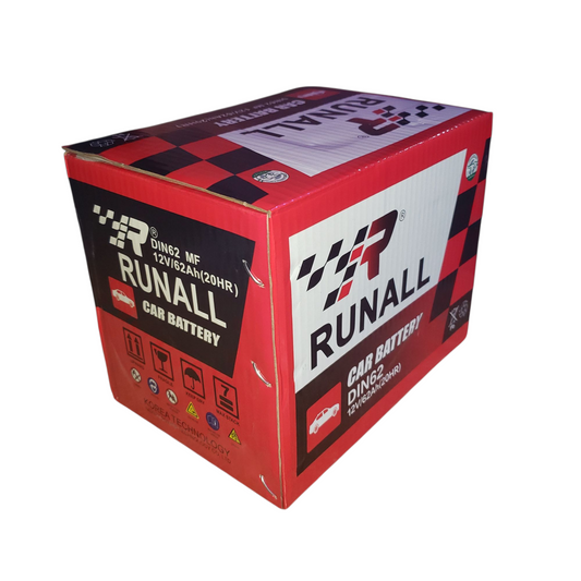 Runall 12V 62Ah Car Battery 