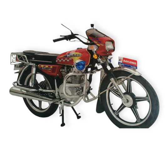 1 DAY LONG CG125 Motorcycle with Alloy Wheel